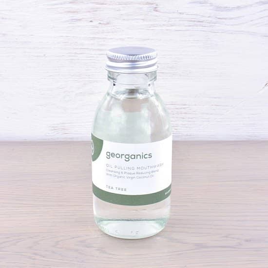 Oil Pulling Mouthwash – Tea Tree By Georganics: £6.90!