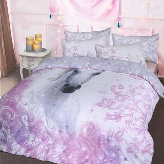 Lilac Unicorn Duvet Set