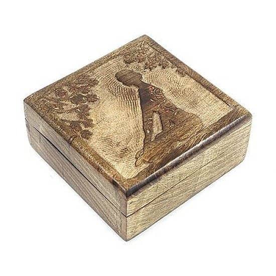 Meditation Mango Wood Box Regular - price £15.00!