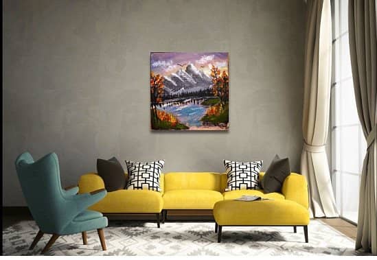 10% of hand painted landscapes painting