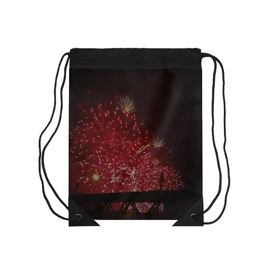 Fireworks Black Range Drawstring Bag