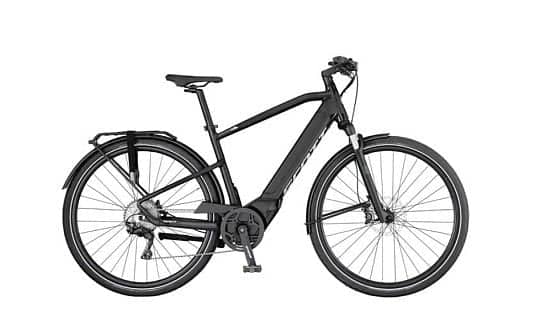 SAVE- Returned Scott E-Silence 10 2017 Electric Hybrid Bike Black Medium