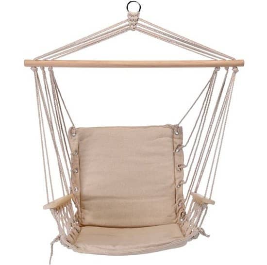 Hanging Hammock Chair - Cream: £49.99!