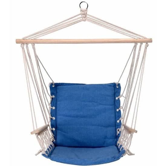 Hanging Hammock Chair - Solid Blue: £49.99!