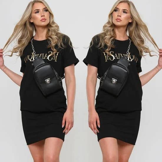 Ava Love Pocket Dress - Black