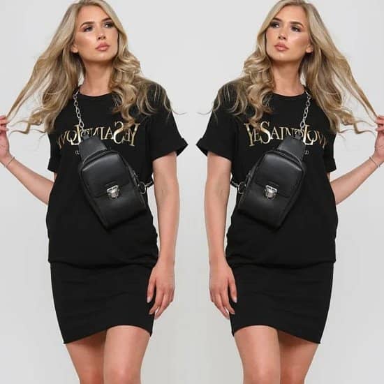 Ava Love Pocket Dress - Black