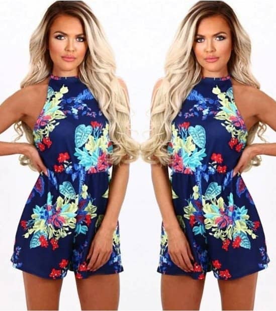 HAlter Neck Playsuit