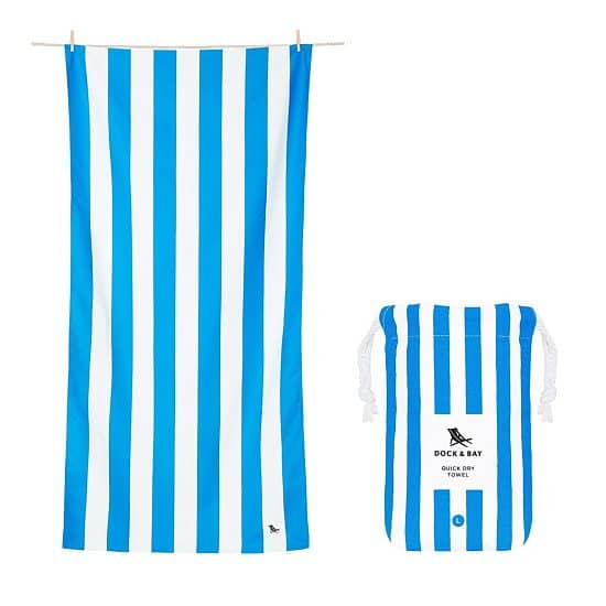 In celebration of Plastic Free July - QUICK DRY BEACH TOWEL, CABANA COLLECTION: £21.00!
