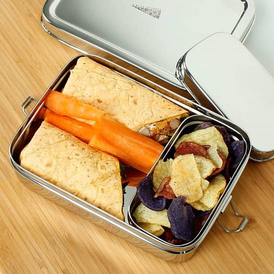 Perfect for National Picnic Month - A Slice Of Green Large Lunch Box with Mini Container £20.00!