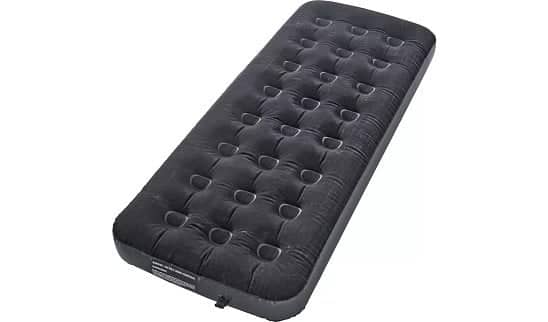 CAMPING ESSENTIALS - Trespass Single Flocked Air Bed: £9.99!