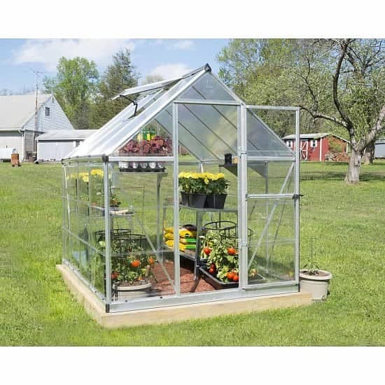 Palram Hybrid Silver 6 x 8ft Greenhouse: £400.00!