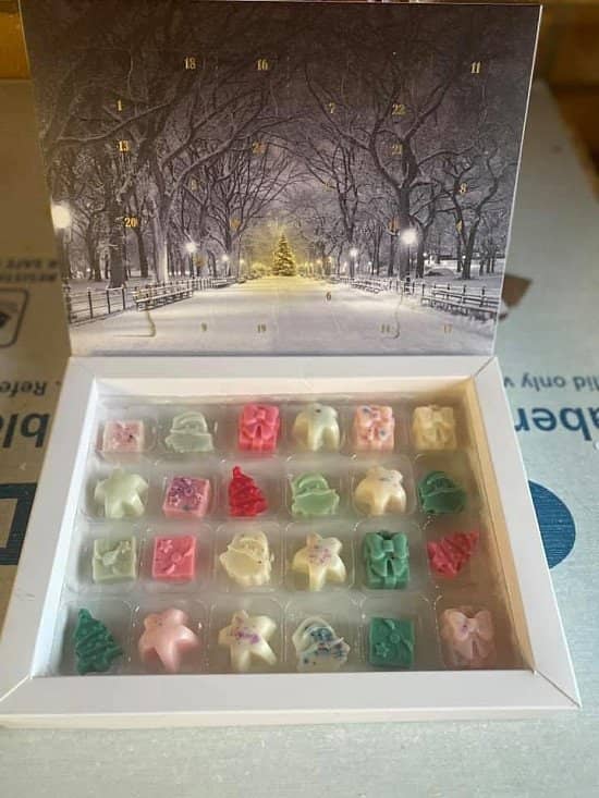 Wax Christmas advent calenders