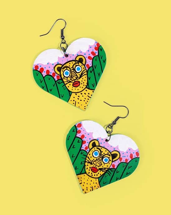 NEW IN - Familia Lorenzo Hand-Painted Earrings, Jaguar £34.00!