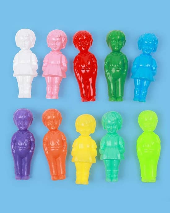 Mini Vintage Plastic Doll, Set of 10 £17.50!