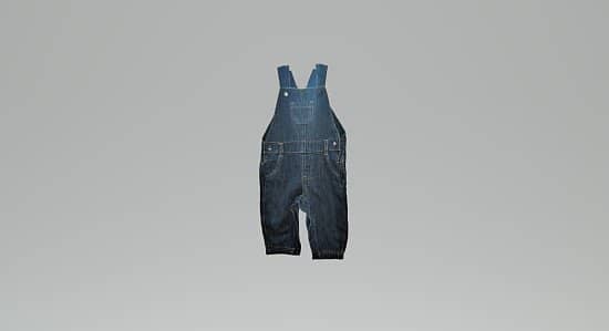 Cute Unisex Denim Dungaree