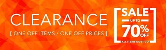 Clearance Sale - up to 70% off - All Items Must Go.!!