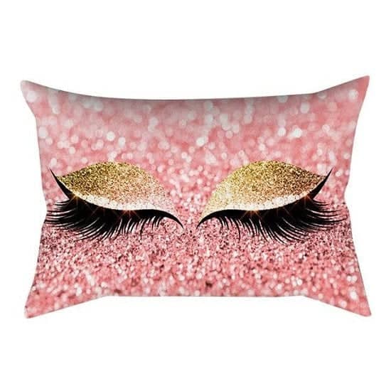 Eyelash Out Soft Velvet Cushion Cover 30x50cm Marble Pillow Cases funny cushions new Home Sofa Bed d