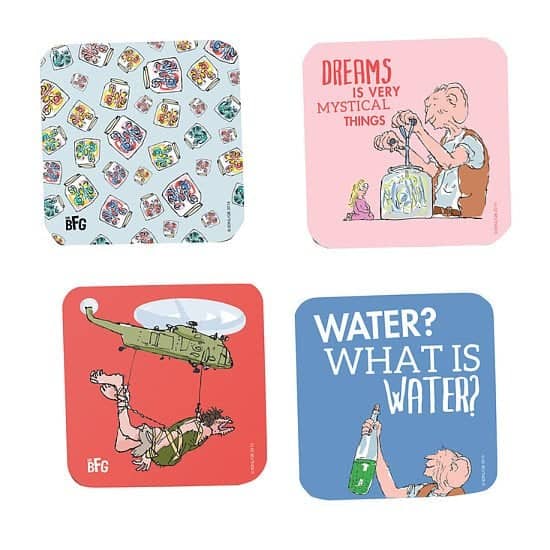 Roald Dahl Day -  The BFG Cork Coaster Bundle - £11.50