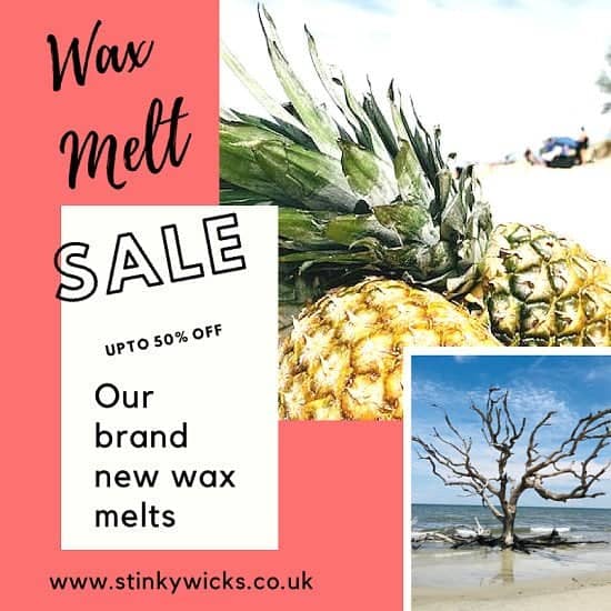 🔥Our wax melts now half price get yours now🔥