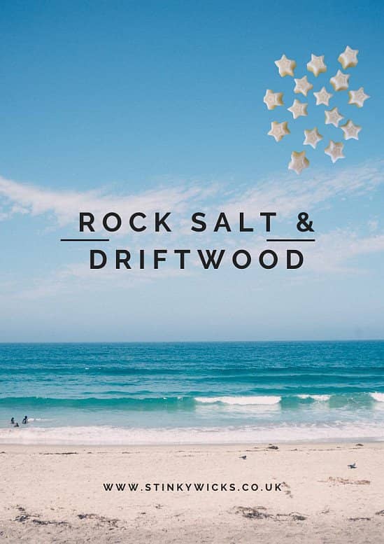 WIN our stunning Rock Salt & Driftwood wax melts