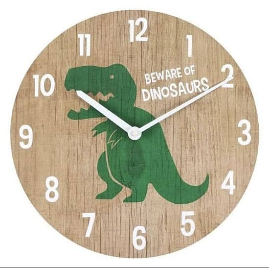 Kids dinosaur clock 🦖