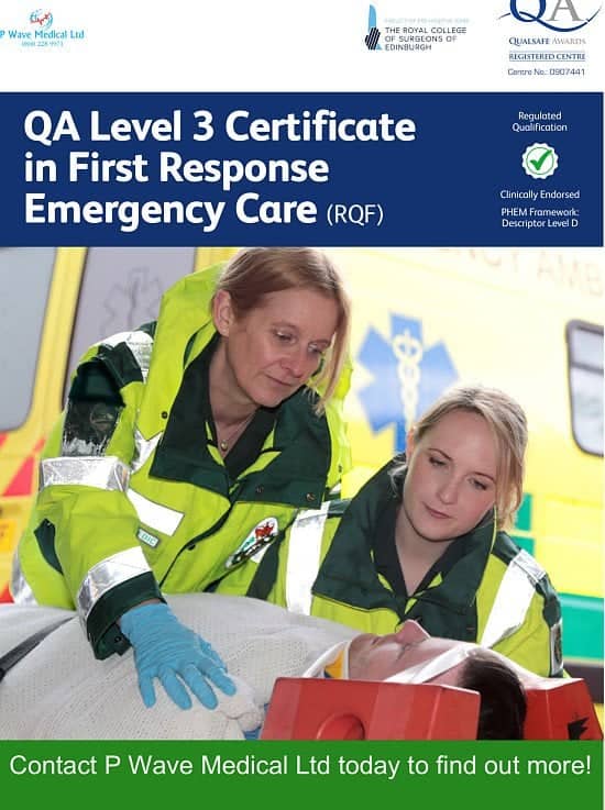 QA First Response Emergency Care Level 3 (RQF)