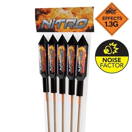 Bonfire Night Deals - Nitro Rocket 5 Pack