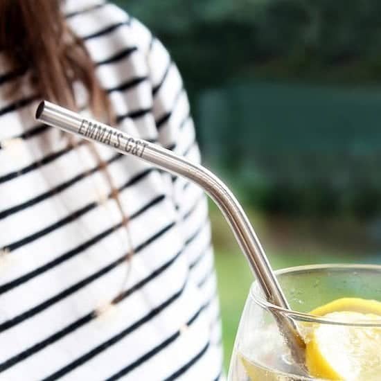 Personalised Reusable Eco Steel Straw