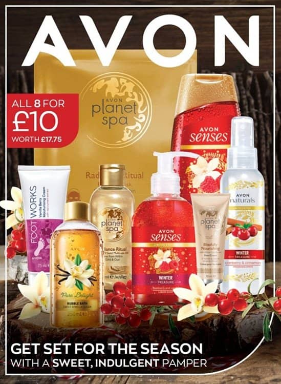 Avon brochure + christmas gift guide