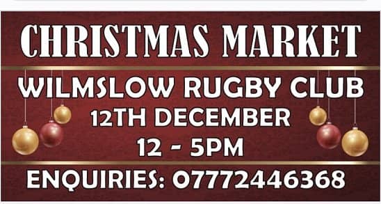 Xmas Market Wilmslow Rugby Club