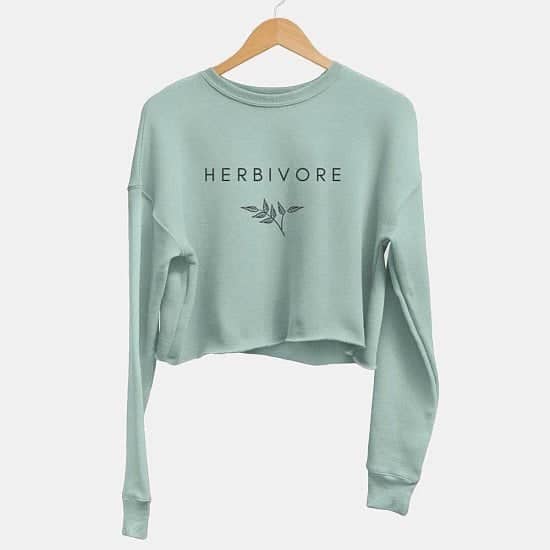 Herbivore Classic - Cropped Sweatshirt: Only £45!