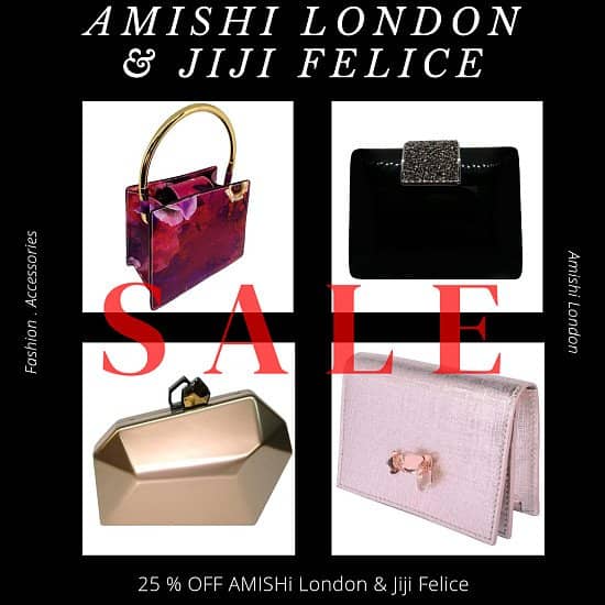 AMISHI LONDON & JIJI FELICE 25% OFF