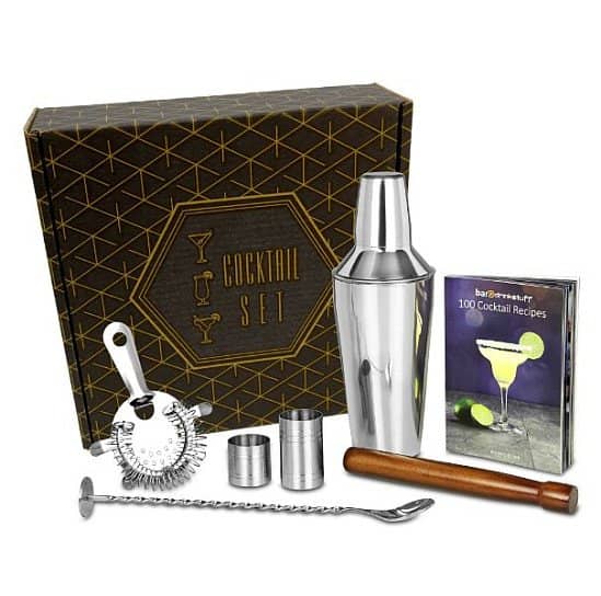 At-home Valentine's Day Ideas - Manhattan Cocktail Shaker Set: £15.99!