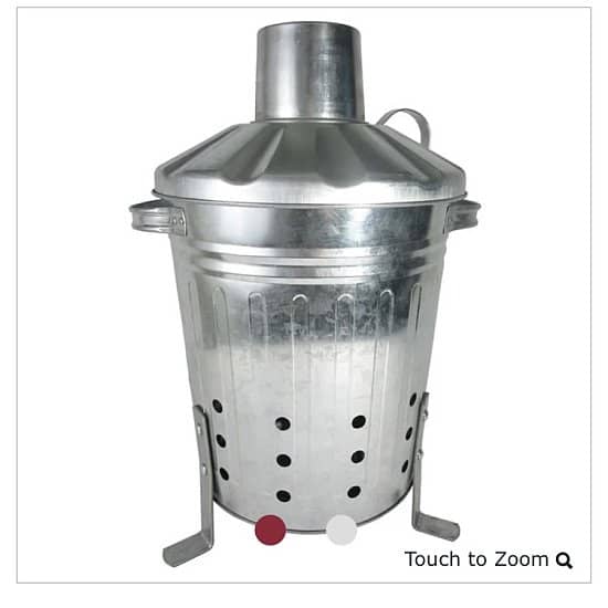 Apollo 20L Mini Galvanised Incinerator