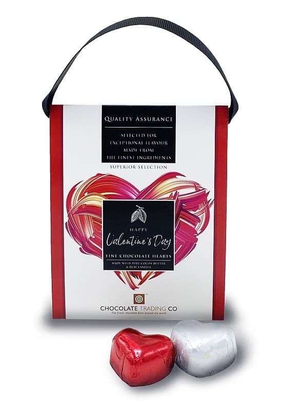NEW - Valentine's Ltd Edition Chocolate Hearts Pouch: £5.75!