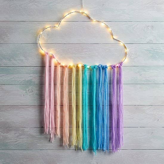 Brighten up your space - Rainbow Light Up Dream Catcher: £19.99!