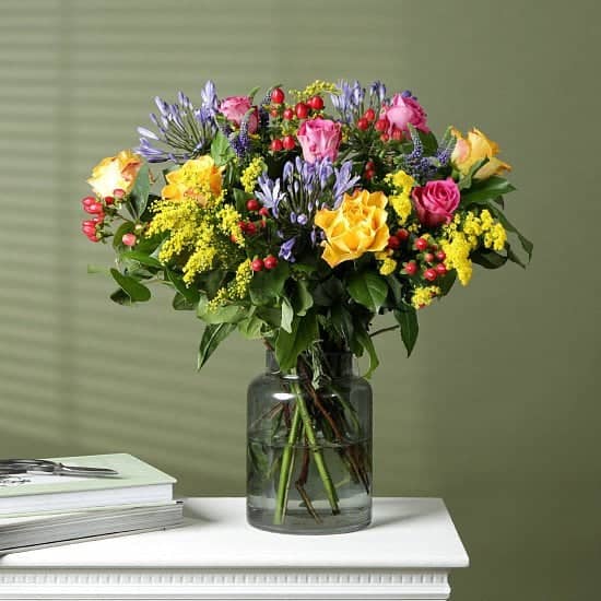 HAND-TIED BOUQUETS BY EXPERT FLORISTS - NEVER FAR AWAY £32.00 + Delivery!