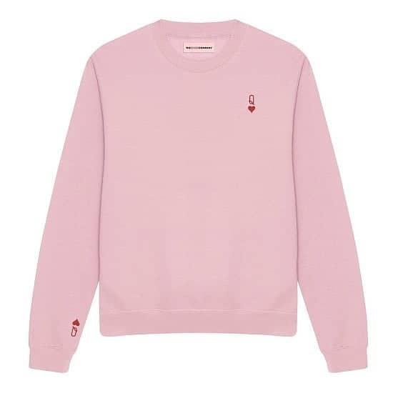 New In - Queen Tiny Embroidery Detail Sweatshirt – Now Just £45