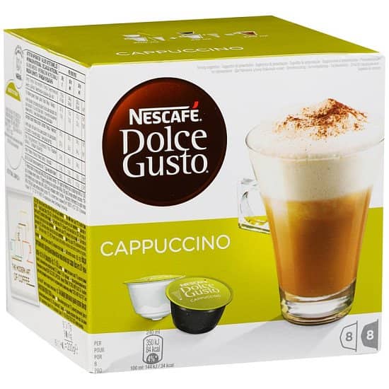 WE'RE OPEN, COME IN STORE - Nescafe Dolce Gusto Cappuccino 8pk £3.59!