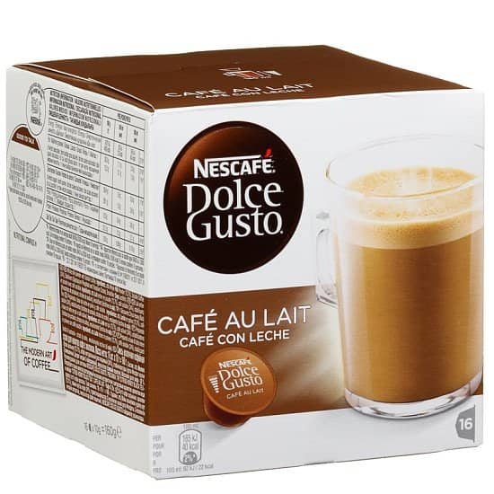 WE'RE OPEN, COME IN STORE - Nescafe Dolce Gusto, Cafe Au Lait £3.59!