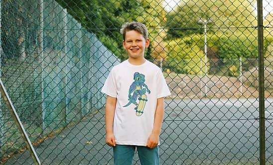 Skating lizard tee. £15