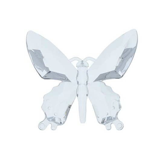 Large Acrylic Butterfly Clear Ornament