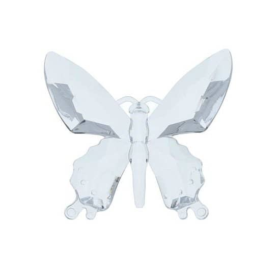 Large Acrylic Butterfly Clear Ornament