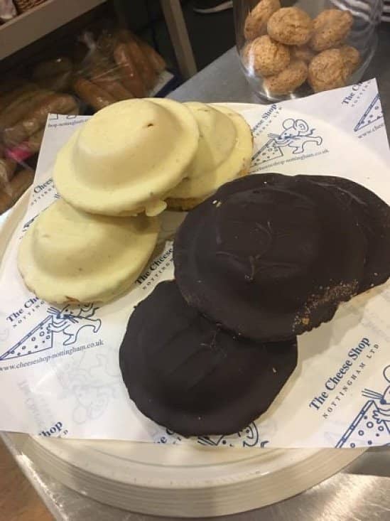 New today hambleton bakery's enormous Jaffa cakes ....