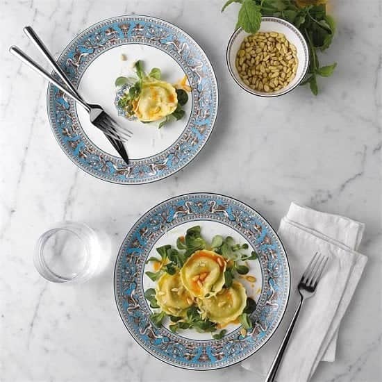 The Bridgerton style by Wedgwood - Florentine Turquoise 3 Piece Dinner Set!
