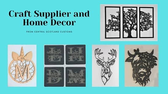 Our New Crafting Range and Personalised Home decor