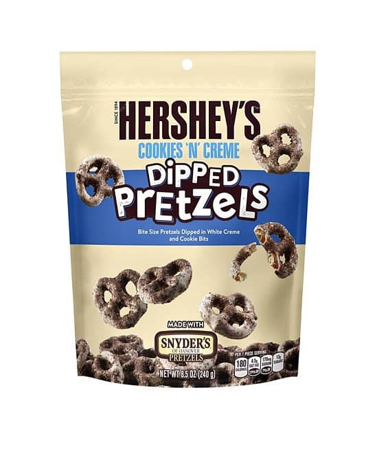 Hershey’s – Cookies ‘N’ Creme Dipped Pretzels
