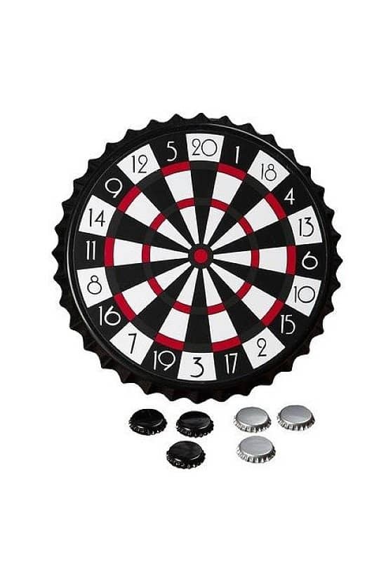 HARVEY'S BORED GAMES - MAGNETIC BOTTLE CAP DARTS