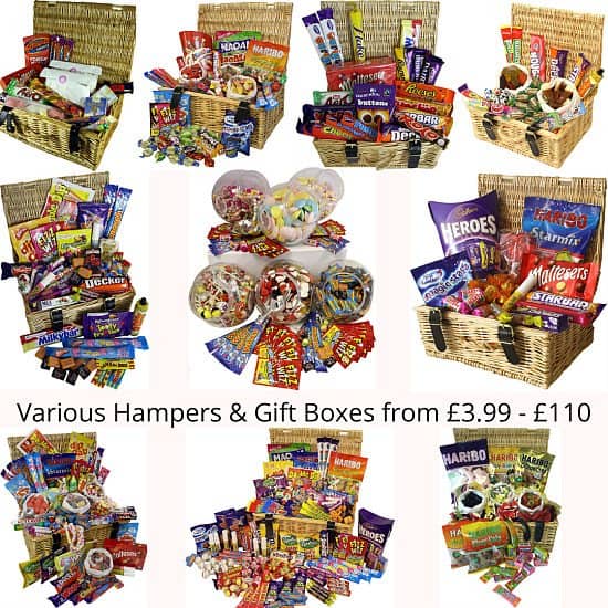 Sweet Hampers & Gift Boxes from £3.99 - £109.99