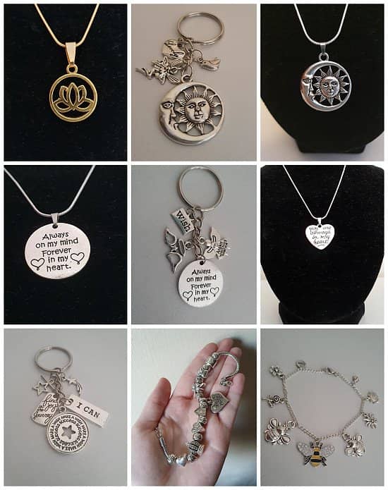 Gorgeous Necklaces, Keyrings and Bracelets
